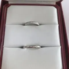 【送料無料】【美品】カルティエ 結婚指輪 ウェディング エタニティ リング
