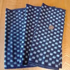 絣　ハギレ　3枚 巾34×82 2枚 巾34×85