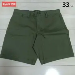 [新品]BANANA REPUBLIC ショートパンツ 33インチ カーキ