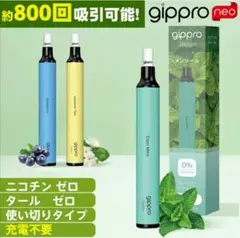 ★新品 gippro neo 電子タバコ メンソール 使い捨て 禁煙グッズ