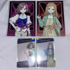 [ うたごえはミルフィーユ ] ミズキ キッカ ブロマイド クリアカード 各1点