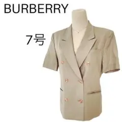【美品】バーバリー 半袖ジャケット 7号 518