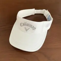 キャロウェイバイザー白