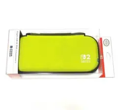 【任天堂ライセンス商品】スリムハードポーチ プラスSwitch2ライムイエロー
