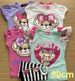アースマジック Tシャツ 90cm 4点 とレギンス XS