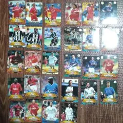サッカートレーディングカードセット 28枚　2002