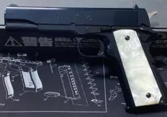 エアーソフトガンSCWコルトガバーメントシリーズ WA SCW コルトガバメント MarkⅣ Series80 HW フレームブルー