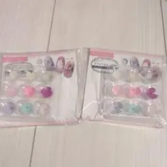 ネイルアート アクセサリー ドライフラワー大2点セット