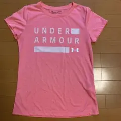 UNDER ARMOUR ピンク Tシャツ LG