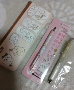ちいかわ　フラットペンケース&シャーペン&ボールペンSET
