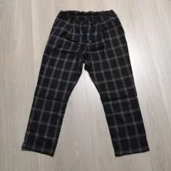 BEAMS　Heart　チェック柄ワイドパンツ