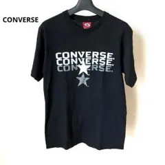コンバース　アメリカ製　綿100% Tシャツ　黒シャツ　【M】　メンズ　半袖