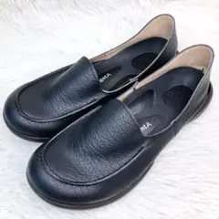 【未使用級】Re:getA サイズLドライビングローファー　スリッポン　黒