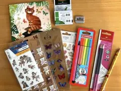 ヨーロッパの文房具&ノートセット