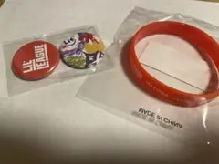ラバーブレス/缶バッジセット