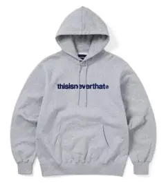 thisisneverthat グレー フード付きパーカー