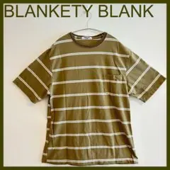 大特価❣️ BLANKETY BLANK Tシャツ メンズ 半袖 モスグリーン