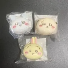 ちいかわ おかおミニシリコンポーチ　ウサギ　モモンガ　ラッコ