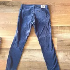 Lee ネイビー ブルー　コーデュロイパンツ　レディース