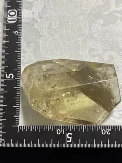非加熱　シトリン　置物　天然石　アイリスいっぱい　虹