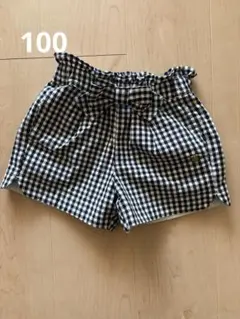 アプレレクール　ギンガムチェックパンツ　100cm