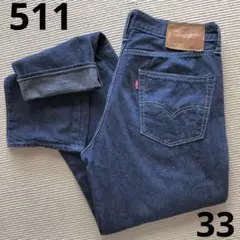33×32 LEVI'S リーバイス 511 スリムフィットデニムパンツ