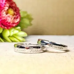 g☆安心のメルカリ便☆指輪☆2個セット☆ジルコニア☆love☆ ペアリング ☆
