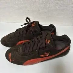 Puma スピードキャット　ダークブラウン/オレンジ　27cm