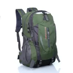 大容量40L アウトドア バックパック リュック 登山 ユニセックス グリーン