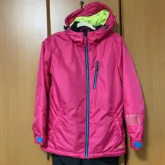 ピンク×黒 スキーウエア上下