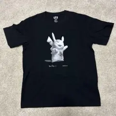 UNIQLO UT Tシャツ DANIEL ARSHAM ピカチュウM 黒