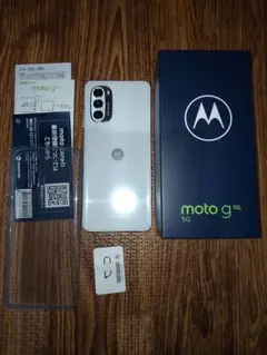 使用期間少なめ! moto g52j 5g パールホワイト SIMフリー スマホ