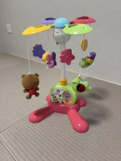 【美品】赤ちゃんすやすや 2WAYタイプ　やすらぎふわふわメリー
