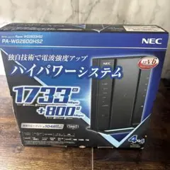 無線LANルーター　NEC Aterm WG2600HS2