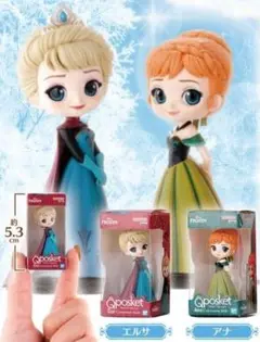 “ディズニーキャラクター”Q posket ミニチュアコレクション3　2種セット