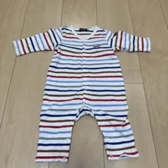 ミキハウス　ブラックベアー　ロンパース　70センチ
