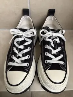 CONVERSE ALL STAR 厚底スニーカー ブラック/ホワイト