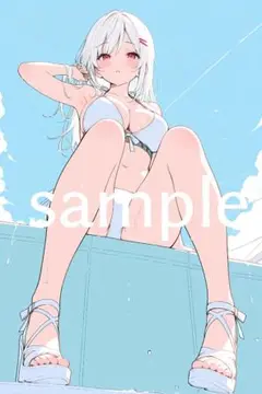 ポスター A4 AI美女水着 セクシー 送料込み 高画質 R322