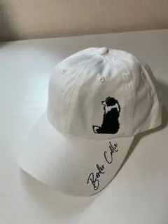 【ボーダーコリー】ボダコリ オリジナルCAP　キャップ　ホワイト