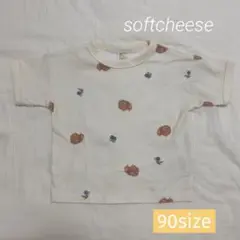 しまむら　softcheese dogTshirs 90サイズ