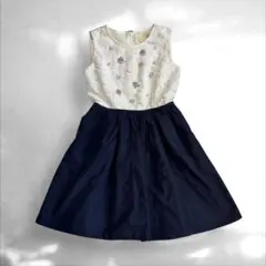S-254 Chesty チェスティ 花柄 レース ノースリーブ ワンピース 0