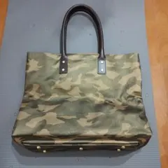 COMME CA MEN 迷彩柄トートバッグ