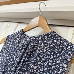 【USED】tiptop小花柄ノースリーブワンピース／Ｍ