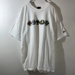 T-415 24hour フィットネス week プリント ホワイトTシャツXL