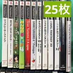 G【ジャンク】PS2ソフト25枚 大量まとめセット