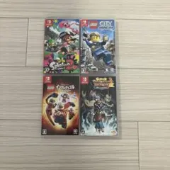 Switch ソフト4本セット レゴ スプラ2 ドラゴンボール 他