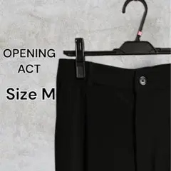 OPENING ACT リップルプリーツバギーストレートスラックス