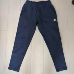 adidas ダークブルー ジャージパンツ Sサイズ