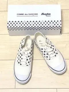 コムデギャルソン Bata tennis 星柄スニーカー