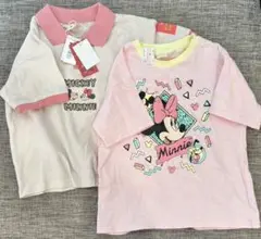 ⭐︎新品⭐︎ Littc リトシー ミッキー&ミニー Tシャツ 2枚セット 110